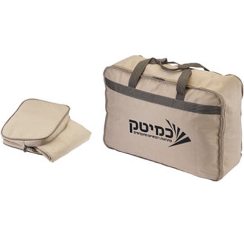 מיאמי - מזוודה מתקפלת 20 אינץ, תיק נשיאה תואם, בד קורדורה.
מידות המוצר פתוח: 60x41x22 ס