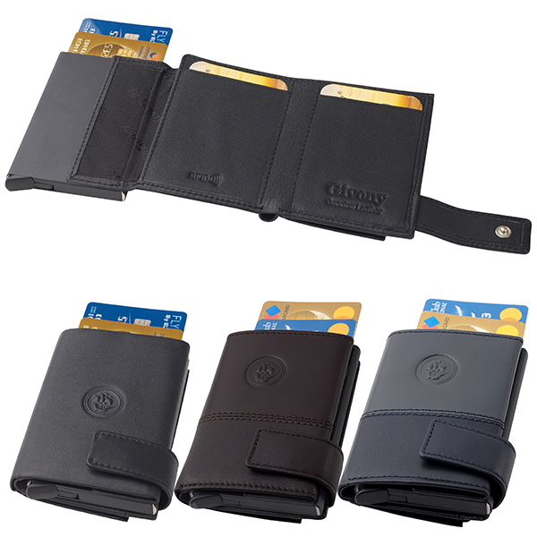 ארנק בטיחות RFID + NFC מעור 9.5x7 ס