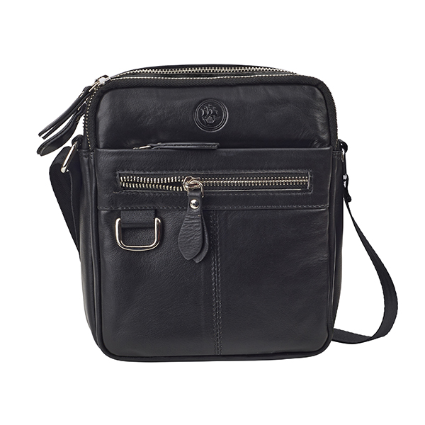 תיק צד עור איכותי 21x19 ס"מ, עם רצועת כתף ו 4 תאים, מבית המותג גבעוני.