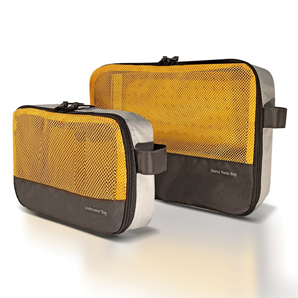 סט נסיעות הכולל 2 תיקים לאכסון וסידור המזוודה של מותג המזוודות החכמות Rollink.
מידות:
3 ליטר 26x17.5x6 ס