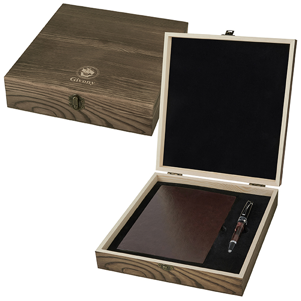 מארז מתנה מעץ עבור מחברת A5 ועט מבית המותג גבעוני. מידות:
תא למחברת: 21x14.5x1 ס"מ.
מארז עץ: 26.5x24.5x6 ס"מ.