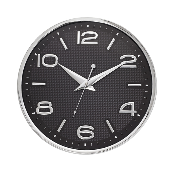 שעון קיר קרבון 33 ס