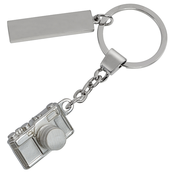 מחזיק מפתחות מתכתי "מצלמה". 