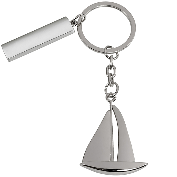 מחזיק מפתחות מתכתי "מפרשית".