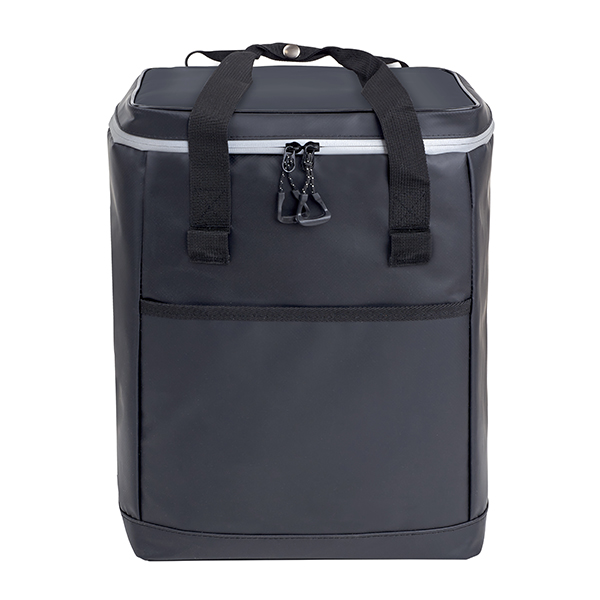 "SEALED" - צידנית גב 21 ליטר 39x28x22 ס"מ, אטומה למים עם כתפיות ותא קדמי.