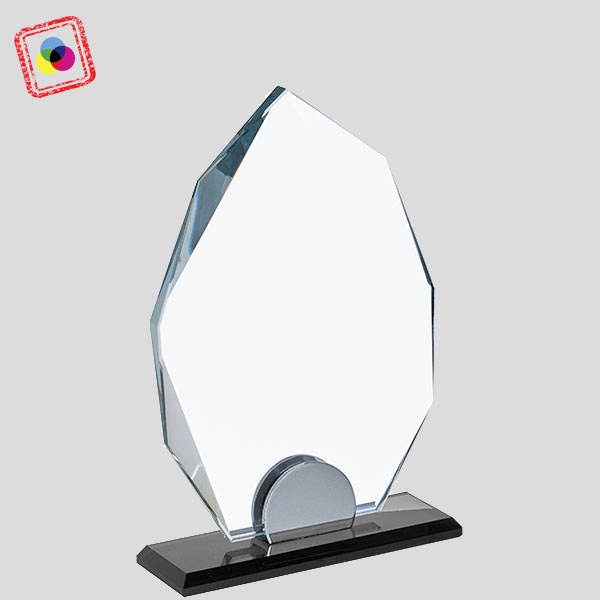 מגן הוקרה מזכוכית קריסטל 14x20.5 ס