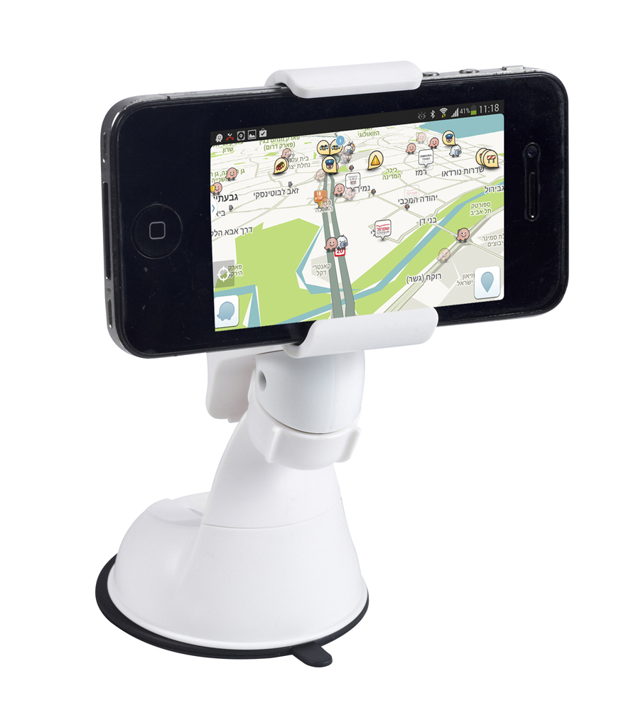 סקרין - זרוע מתכווננת לרכב, מתאימה למגוון טלפונים ניידים.
