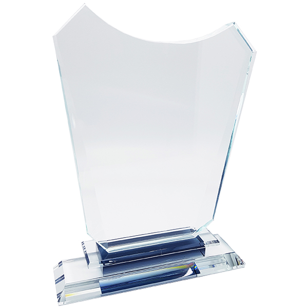 מגן זכוכית עם בסיס זכוכית.
מידות: 21x15 ס