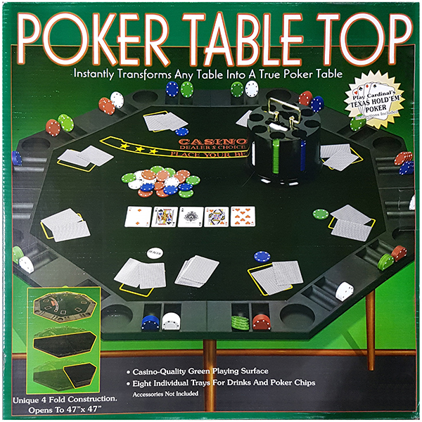 לוח שולחן POKER מתקפל 1.20x1.20 מ