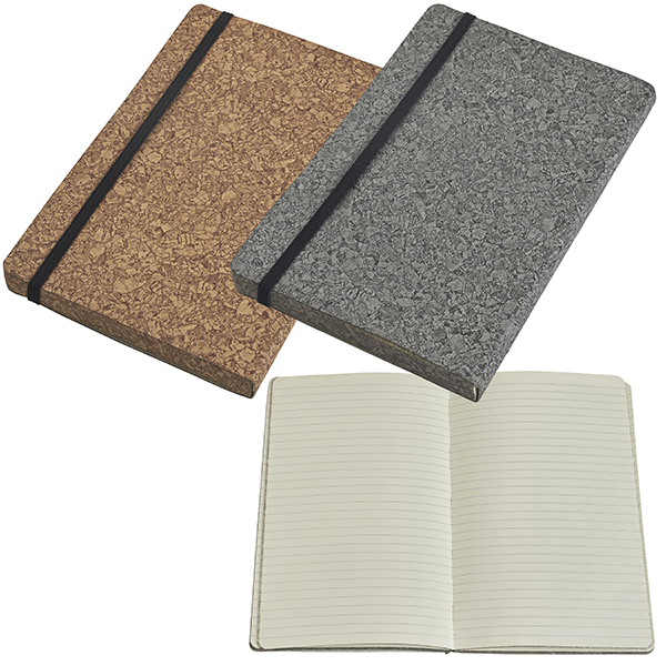 שעם - מחברת גודל A5. 
כריכת עשויה שעם עם סגירת גומי. 
112 דף. 