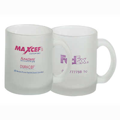 מאג זכוכית נפח 330 מ”ל פרוסטי חלבי. 




 