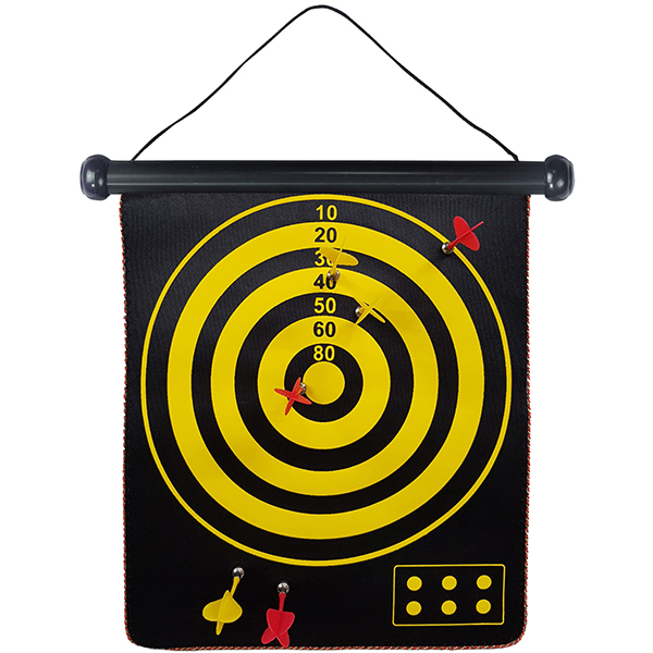 לוח קליעה למטרה מגנט מרבד קטיפה לתליה על הקיר.
כולל 6 חצי מגנט חזקים במיוחד.
דו צדדי למגוון משחקים.
מידות: 50x37 ס