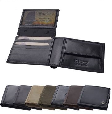 ארנק עור  איכותי לגבר 11x8 ס