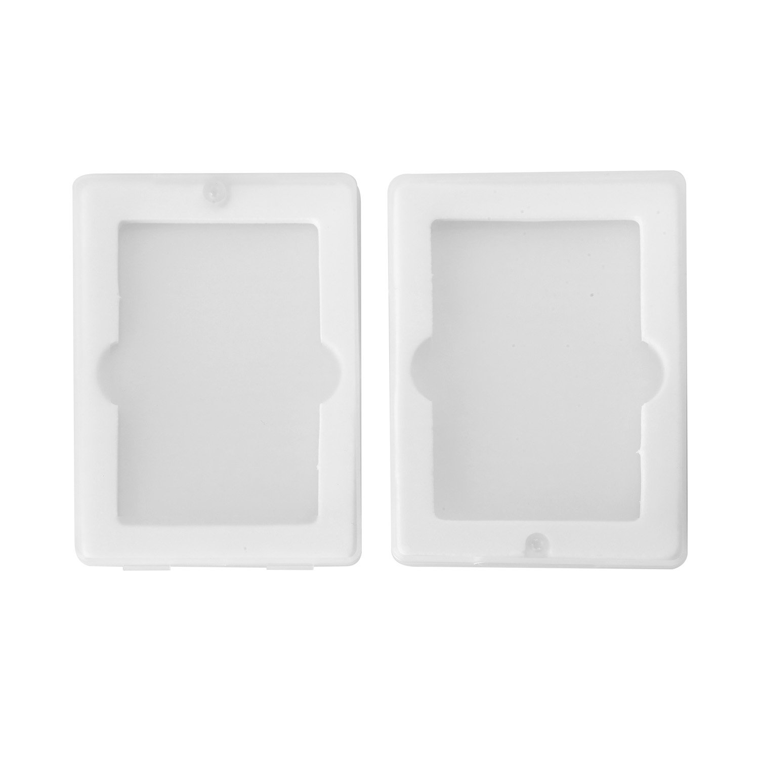 אריזה מהודרת EVA שקופה פרוסטי לזיכרון נייד בצורת כרטיס אשראי.