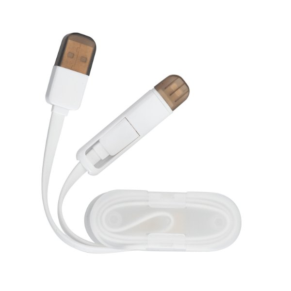 סמארטי - כבל טעינה המתאים לאייפון ולאנדרואיד. נח ושימושי, המגיע לאורך של 1 מ