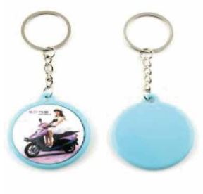 מחזיק מפתחות בקוטר 32 מ“מ.
הדפסה צבעונית.