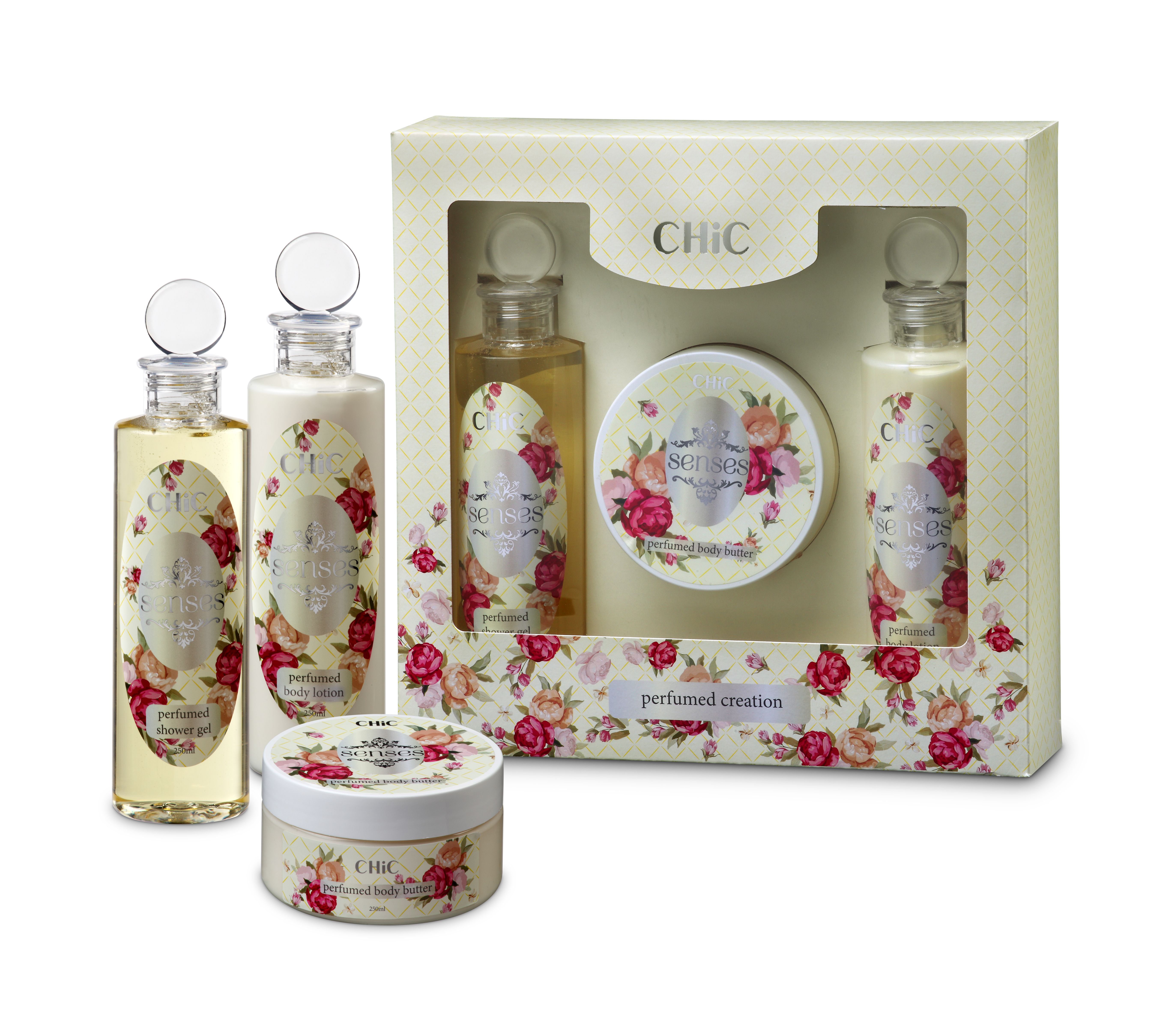 סט שלישיה צהוב סנסס.
מכיל: חמאת גוף, ג