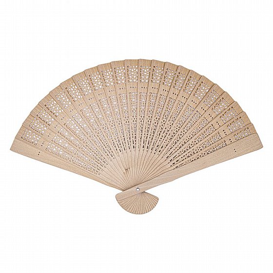 מניפה עץ רשת.
מניפה עשויה עץ במבוק עם חיתוכי לייזר ייחודיים.
חלקה משני הצדדים מזכרת יפה לכל אירוע.
אורך הצלע כ-20 ס”מ.