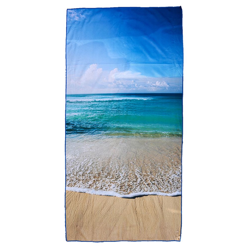 מגבת לונג מדוגמת. 
מגבת מיקרופייבר עם הדפסי קיץ 80×160 ס