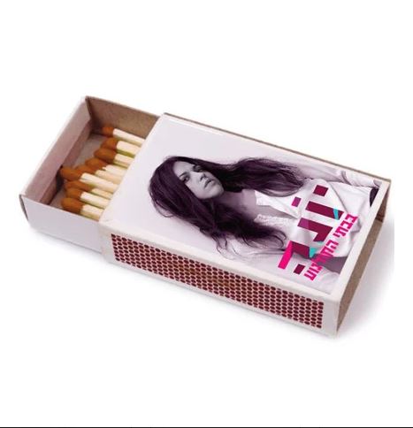 גפרורים ממותגים מגירה קלאסית. 52x36x12.50 מ