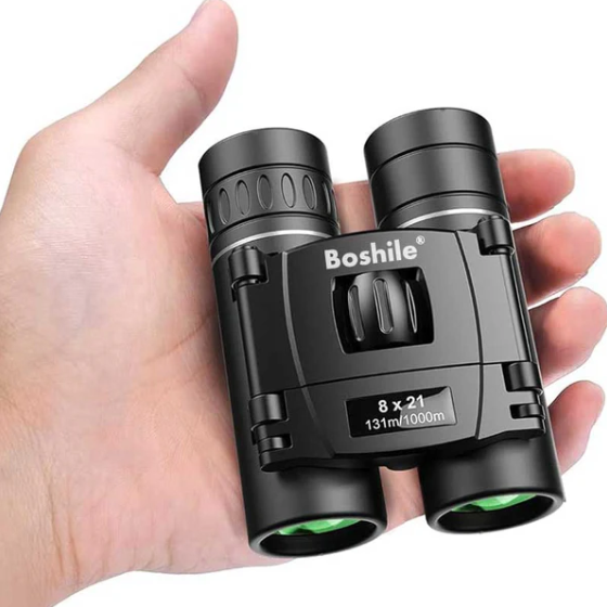 משקפת כיס קומפקטית 8x21. 
משקפת קומפקטית ואיכותית במיוחד.
אפשרות לכיוון פוקוס.
מבית Boshile.