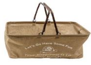 סל פיקניק/קניות מתקפל. 
אורך: 40 ס”מ, רוחב: 32 ס”מ, גובה: 20 ס”מ. 
גובה עם ידיות 36 ס”מ.