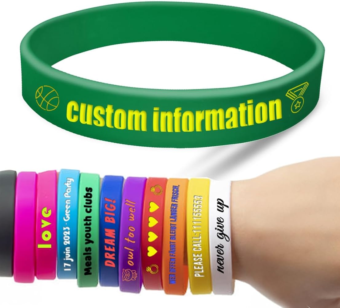 צמיד סיליקון זוהר