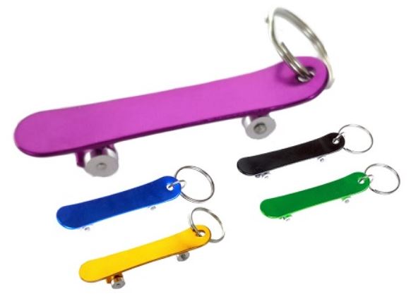 מחזיק מפתחות פותחן בקבוקים - סקייטבורד.