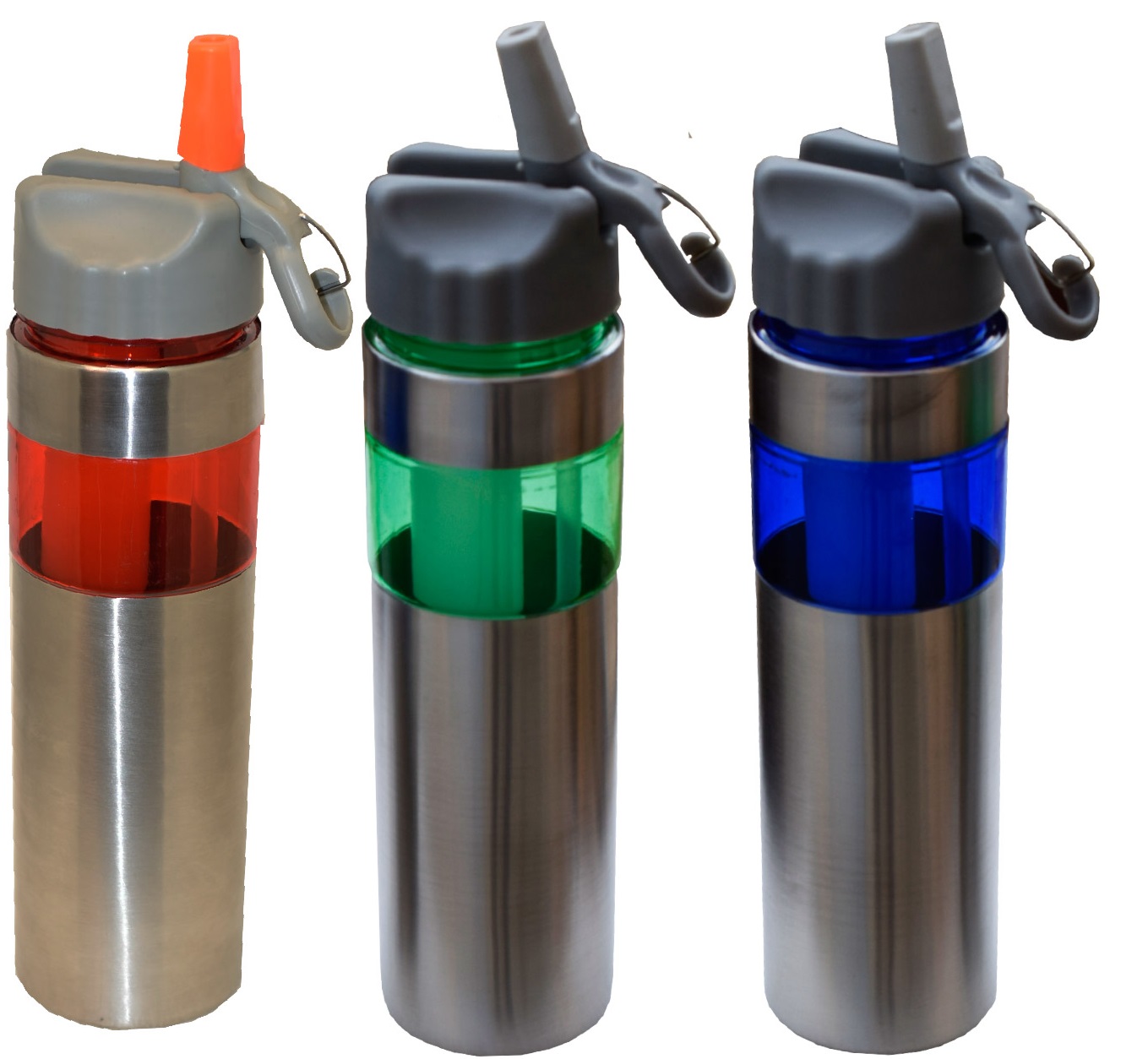 בבקבוק ספורט נפח 700 מ”ל עם קש נשלף, קרחון לקירור המים ושאקל.
הבקבוק עשוי מחומר נירוסטה בשילוב פלסטיק.
