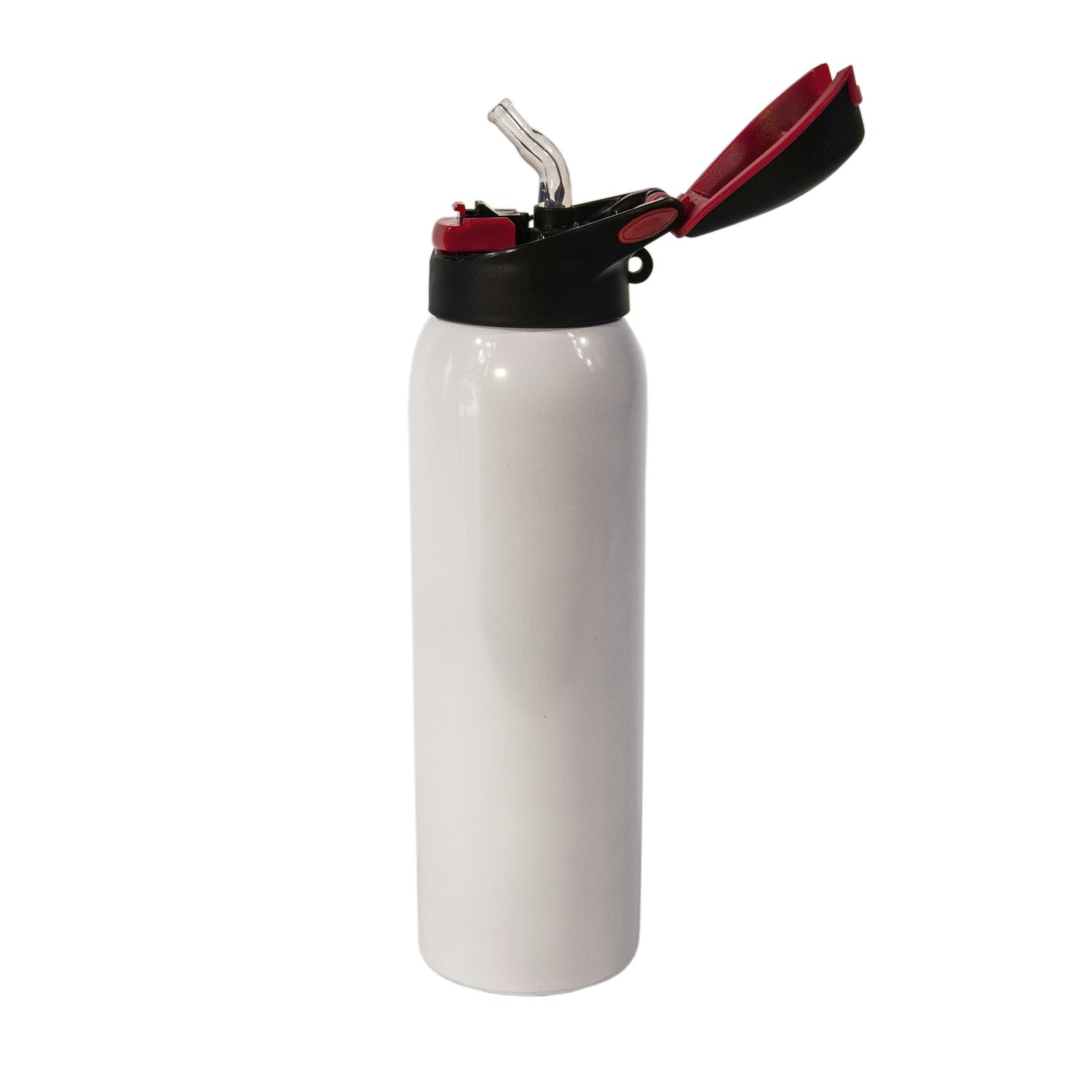 בקבוק נירוסטה נפח 500 מ”ל, בעל דופן כפול לשמירה על טמפרטורת המים לזמן ארוך.
בעל קש סיליקון גמיש ומכסה שנפתח בלחיצה על כפתור.
