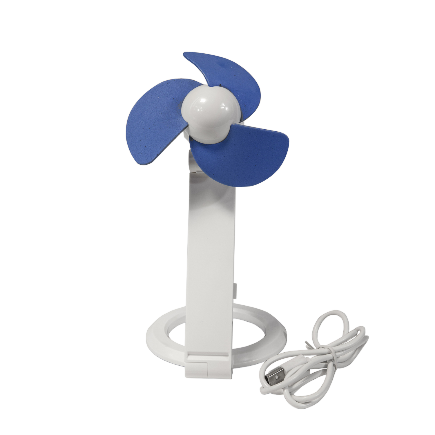 מאוורר שולחני כולל חיבור usb.
קוטר עיגול בסיס  – 10 ס׳׳מ.
גובה – 20 ס׳׳מ. 
