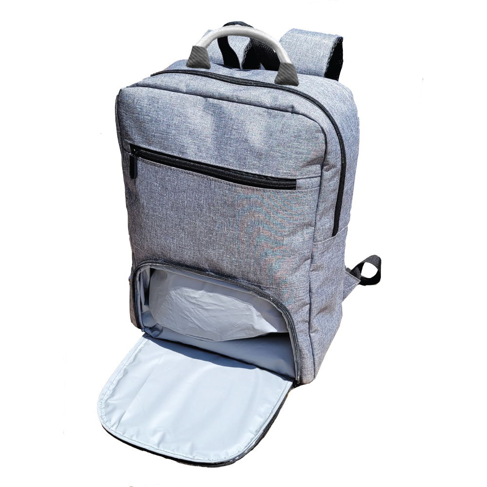 תיק גב ללפטופ עם תא לצידנית, 40x28x12 ס”מ.