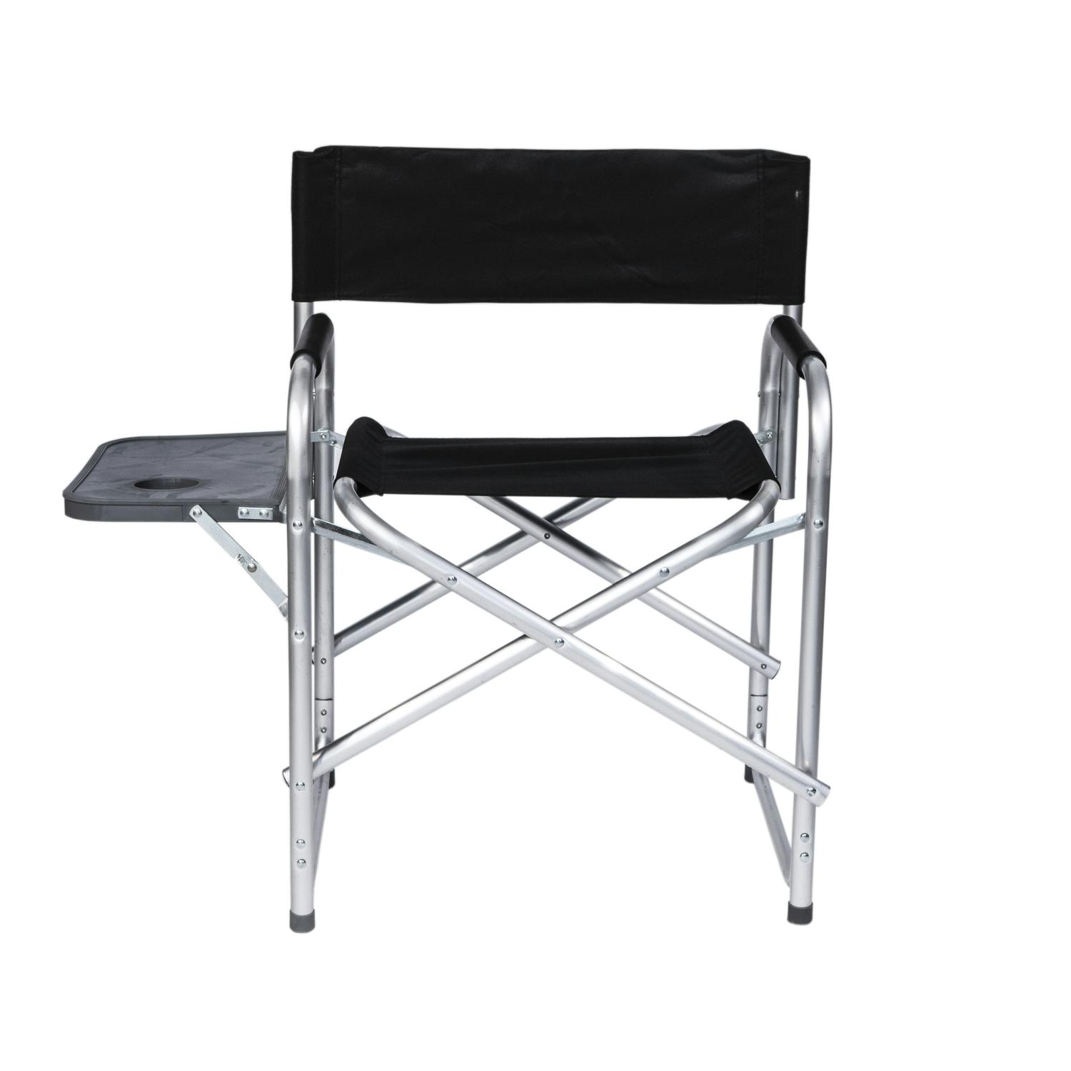 כסא פרמיום אלומיניום + מדף מתקפל חזק וקל. 
מידות כסא 62x85 ס