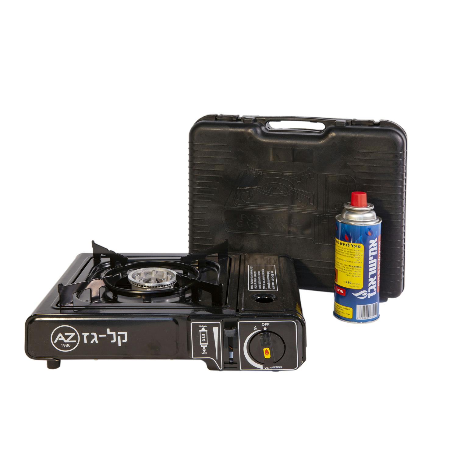 כירת גז ניידת לבישול שטח עם בלון גז, 35x32 ס