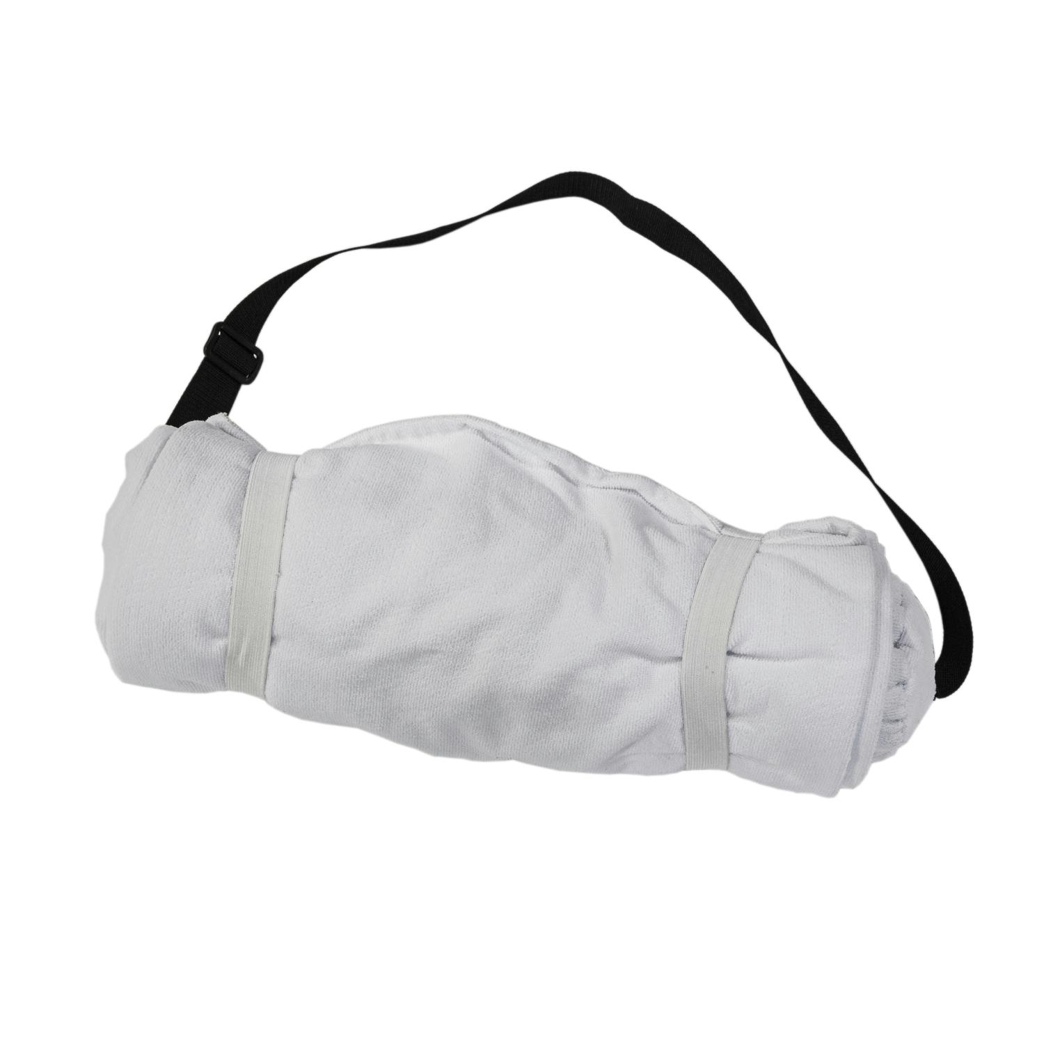 מגבת חוף כרית. 
מגבת דרייפיט עם כרית לראש גודל 155x70 (כולל הכרית).
עם סגירת גומיות לקיפול נוח ומהיר.
