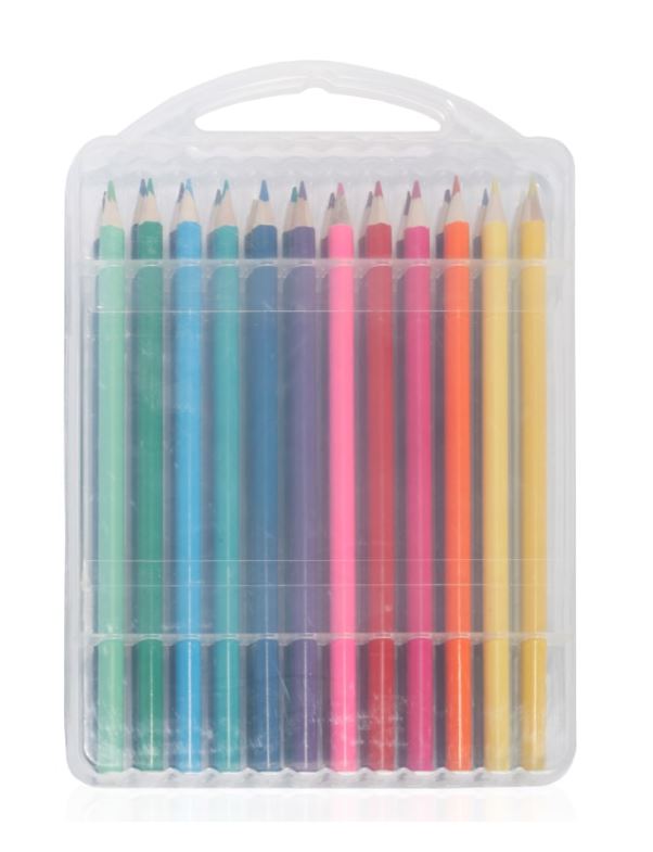 גרדיאנט - מזוודה קשיחה 14x21.5 ס"מ, עם ידית נשיאה.
מכילה 42 עפרונות צבעונים.
מידת המדבקה: 14x10 ס"מ.