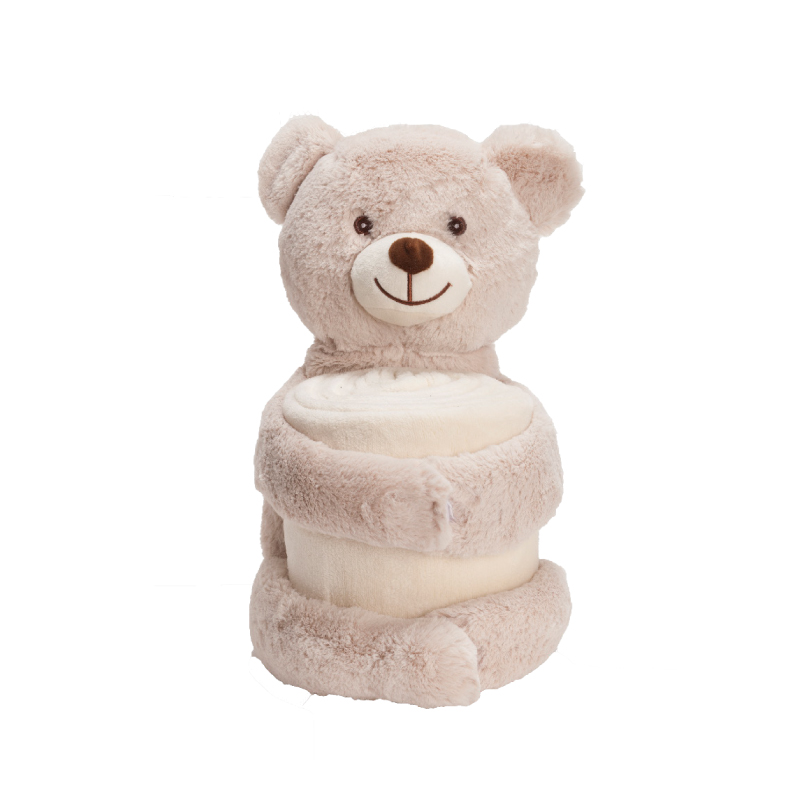 דובי - בובת דובי המחבקת כרבולית קורל פליז מפנקת ונעימה במיוחד.
גודל הדובי 35 ס