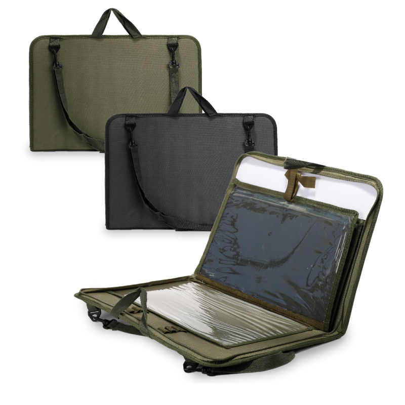 נווט - תיק מסמכים ענק למפקד, טלקון ענק עשוי בד קורדורה 600D עם מגוון תאים פנימיים למפות, סגירת רוכסן, ידית נשיאה ורצועת נשיאה.
מידות: 33x50 ס