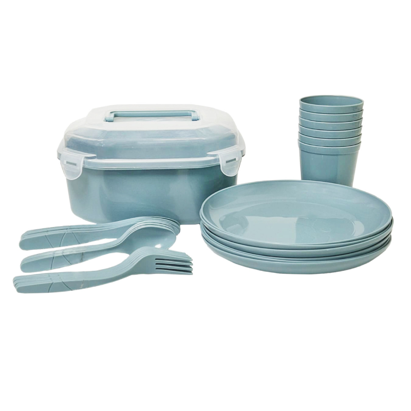 גלבוע - סט פיקניק 25 חלקים, ל-4 סועדים 15x24x24 ס