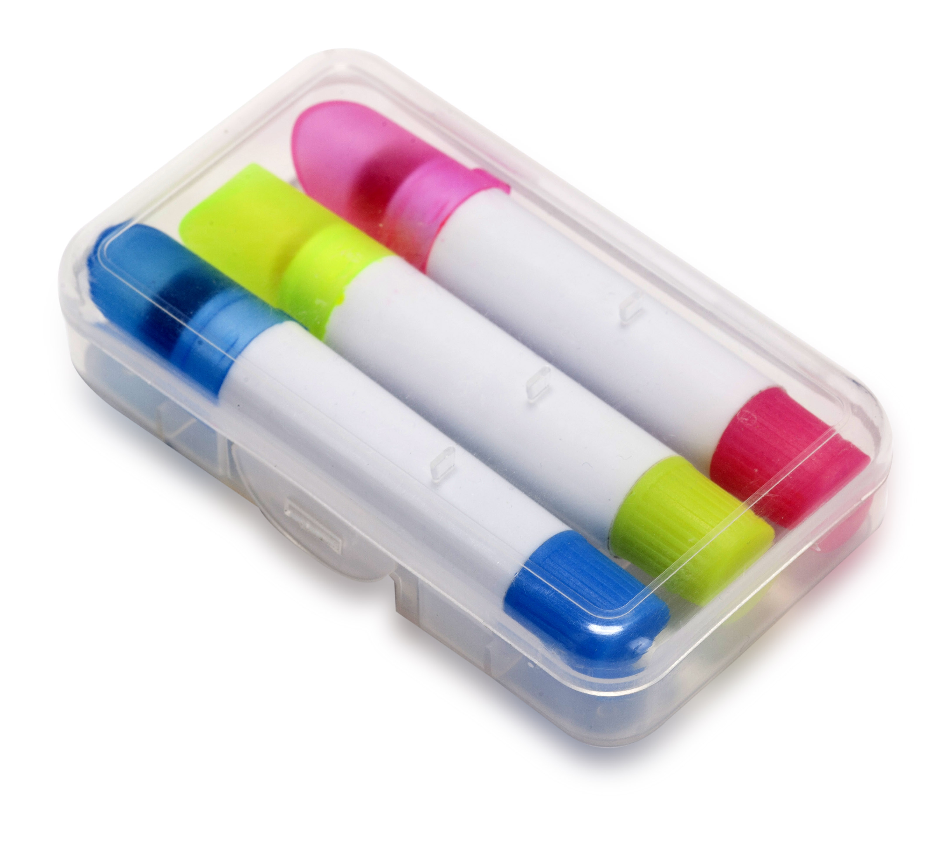 צדק - סט 3 מדגשים שלא מתייבשים במארז. 
מידות: 8.5x4.5 ס