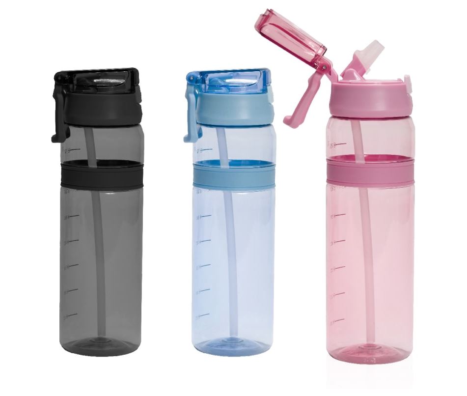 ספיידר - בקבוק שתיה ספורטיבי 850 מ”ל. 
עם חבק סיליקון לאחיזה נוחה, ידית נשיאה גמישה ופיה מתכוננת עשויה סיליקון נוחה במיוחד.
מכסה היגייני, ושנתות מיליליטר. 
שטיפה ידנית. 