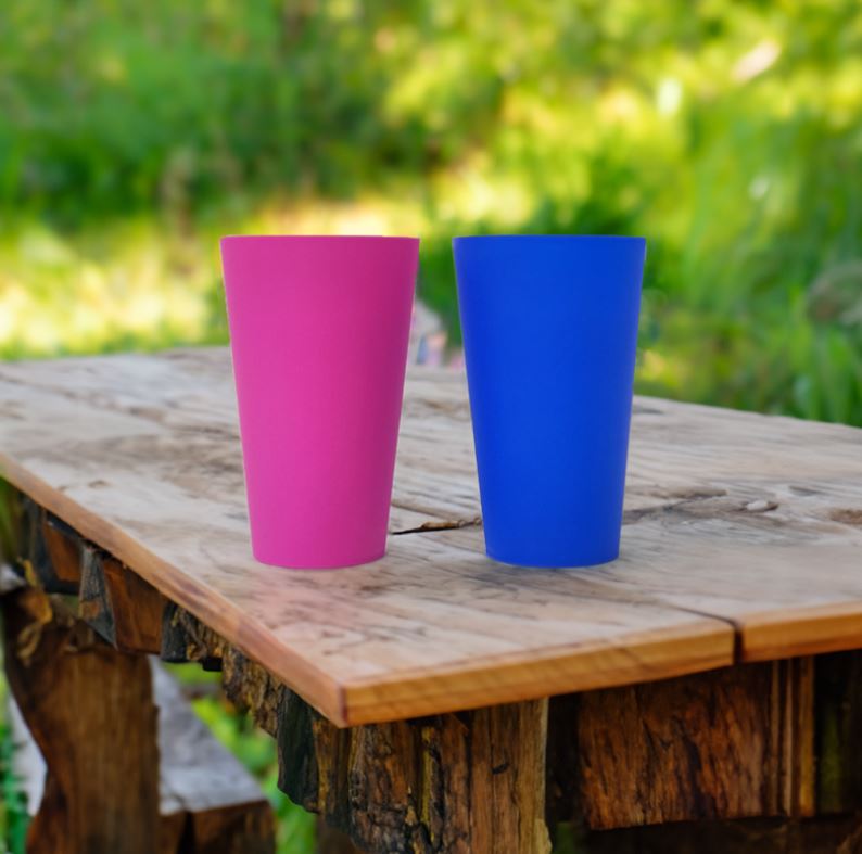 פטל - כוס לשתייה קרה מפלסטיק 400 מ