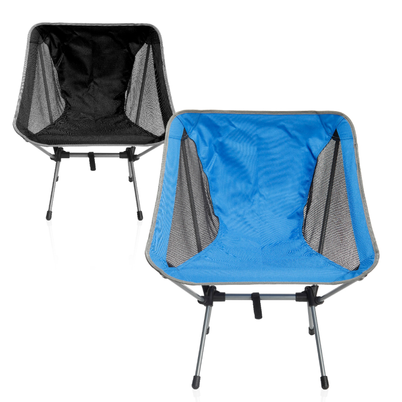 כיסא שטח עם תיק אחסון תחתון - 
כסא קמפינג/ים מתקפל וקל לנשיאה עשוי אלומיניום.  
עיצוב ארגונומי, שלדת אלומיניום קלה ומושב רשת נושם
נפתח ומתקפל בקלות.
נוח לישיבה. 
מקסימום משקל 100 ק