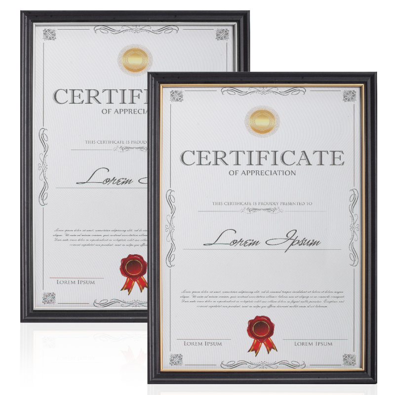 מאסטר - מסגרת לתעודה/תמונה בעיצוב יוקרתי, גודל A4. 