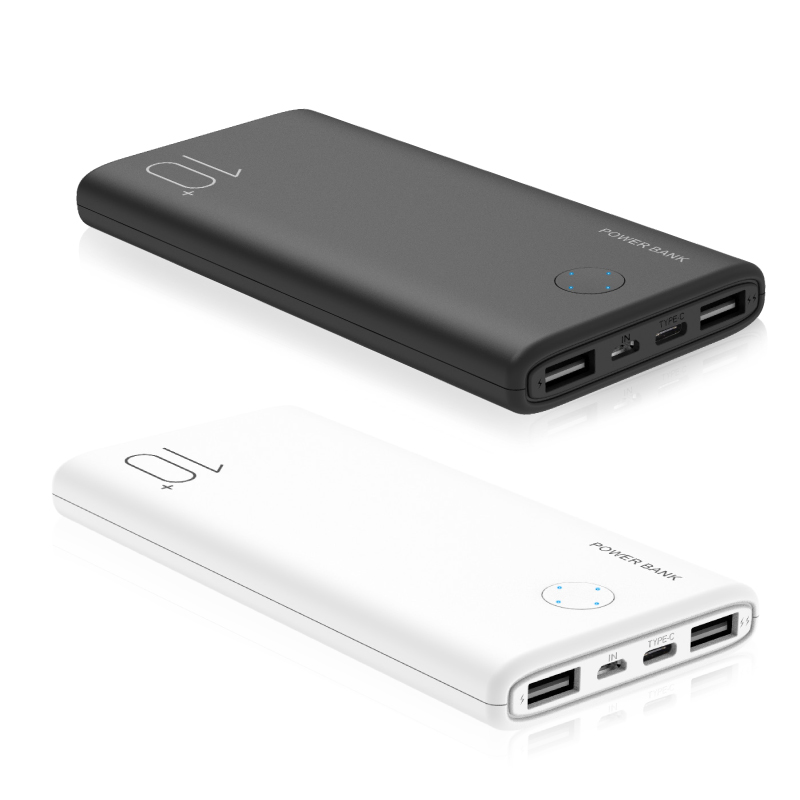 האנטר - מטען נייד דק ועוצמתי HAM 10,000
עם 2 יציאות USB ויציאת TYPE C המאפשרות הטענת 2 מכשירים במקביל. 
עם כבל הטענה משולב. 
מתאים למגוון טלפונים ניידים.

