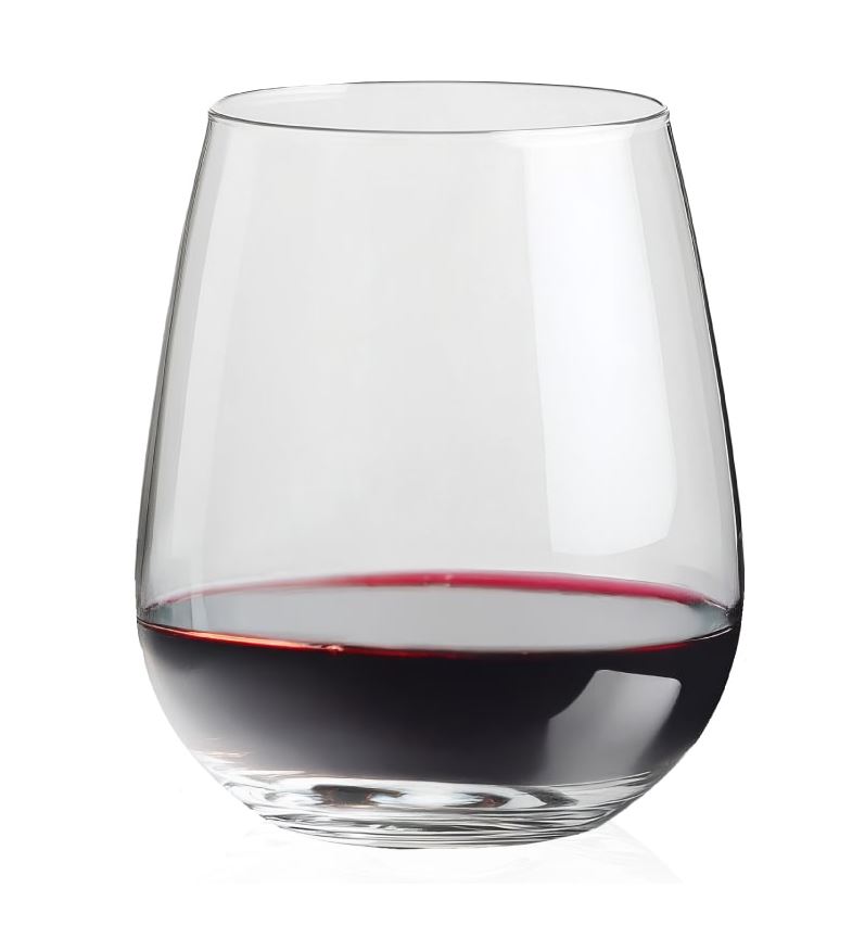 קריסטל - כוס זכוכית מעוצבת לשתייה קלה, 400 מ"ל. 