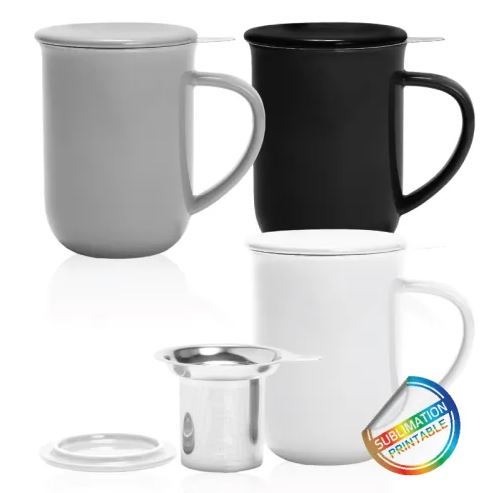 קמומיל - ספל פורצלן לחליטה. 
ספל מעוצב לתה 450 מ