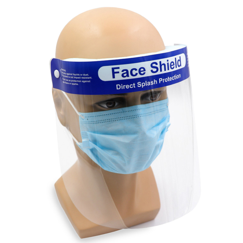 משקף פנים רב פעמי שקוף.  מפרט המסכה:  מגן פנים שקוף המגן מפני טיפות ורסס שימוש רב פעמי - ניתן לחיטוי.מאפיינים: מסכת  pvc שקוף ללא עיוותים המאפשר ראיה ברורה דרך המשקף, מצופה בחומר המונע אדים. רצועת הספוג הקשיח שלנו וההתקן תומך מרחיקים את המגן מפניו של המשת