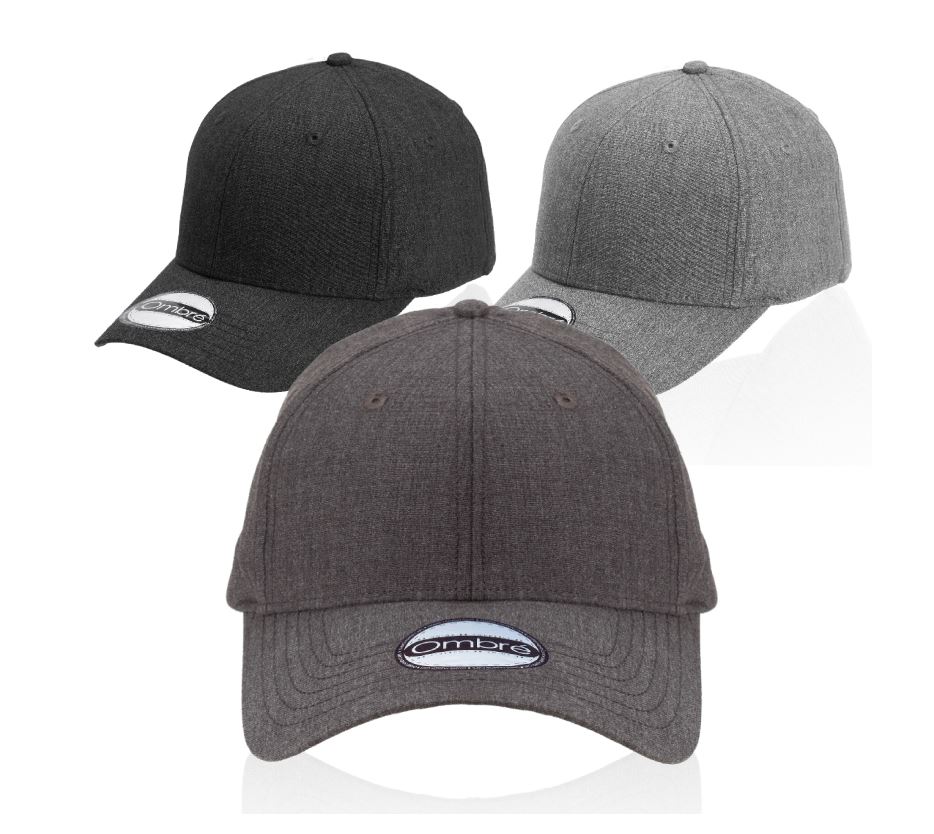 וינס - כובע מצחייה אופנתי ואיכותי 6 פאנלים מבית העיצוב Ombre.
עשוי בד מלאנז