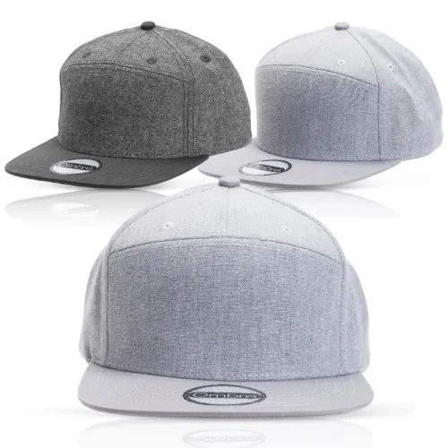 מקס - כובע מצחייה אופנתי ואיכותי 7 פאנל מבית מותג האופנה אומברה. 
מצחייה ישרה. 
עשוי בד מלאנג